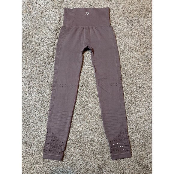 Gymshark Energy Seamless Cutout Mesh High-Rise Compression Training  Leggings XS - Picture 10 of 11